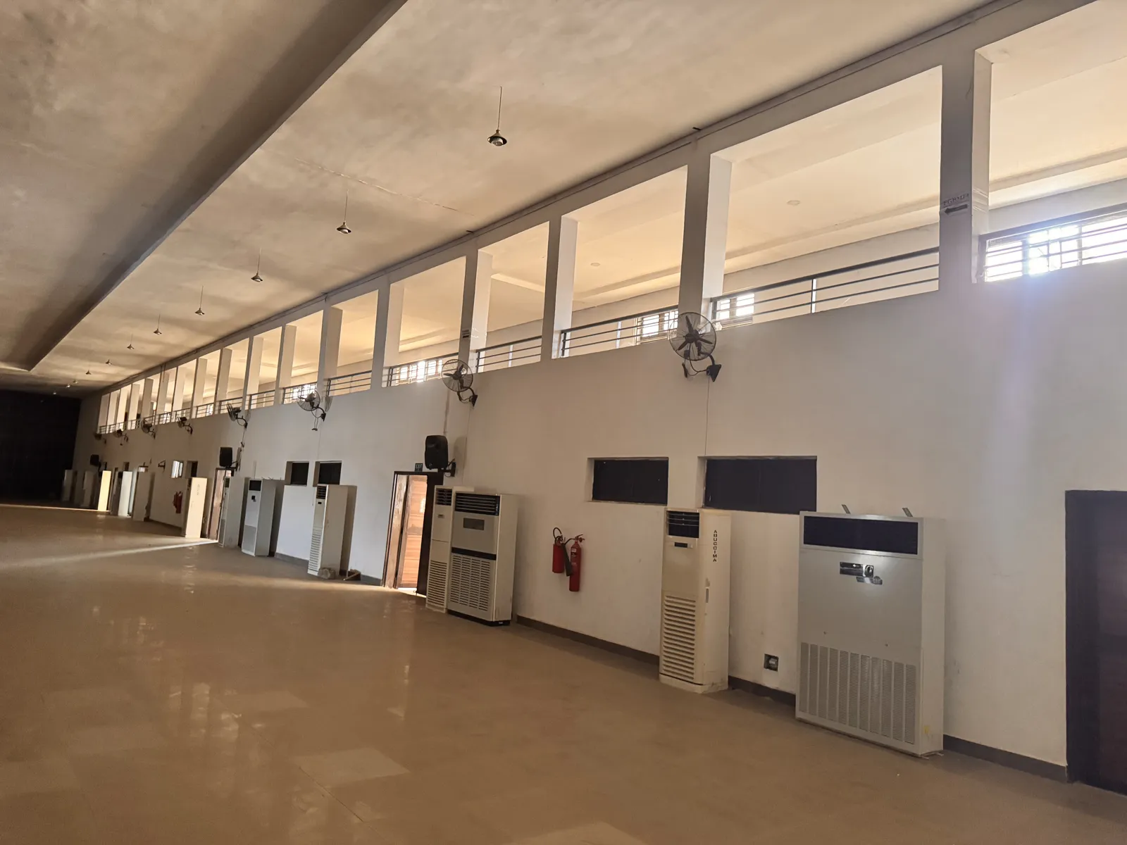 The gallery level on 9 September, the day it was measured