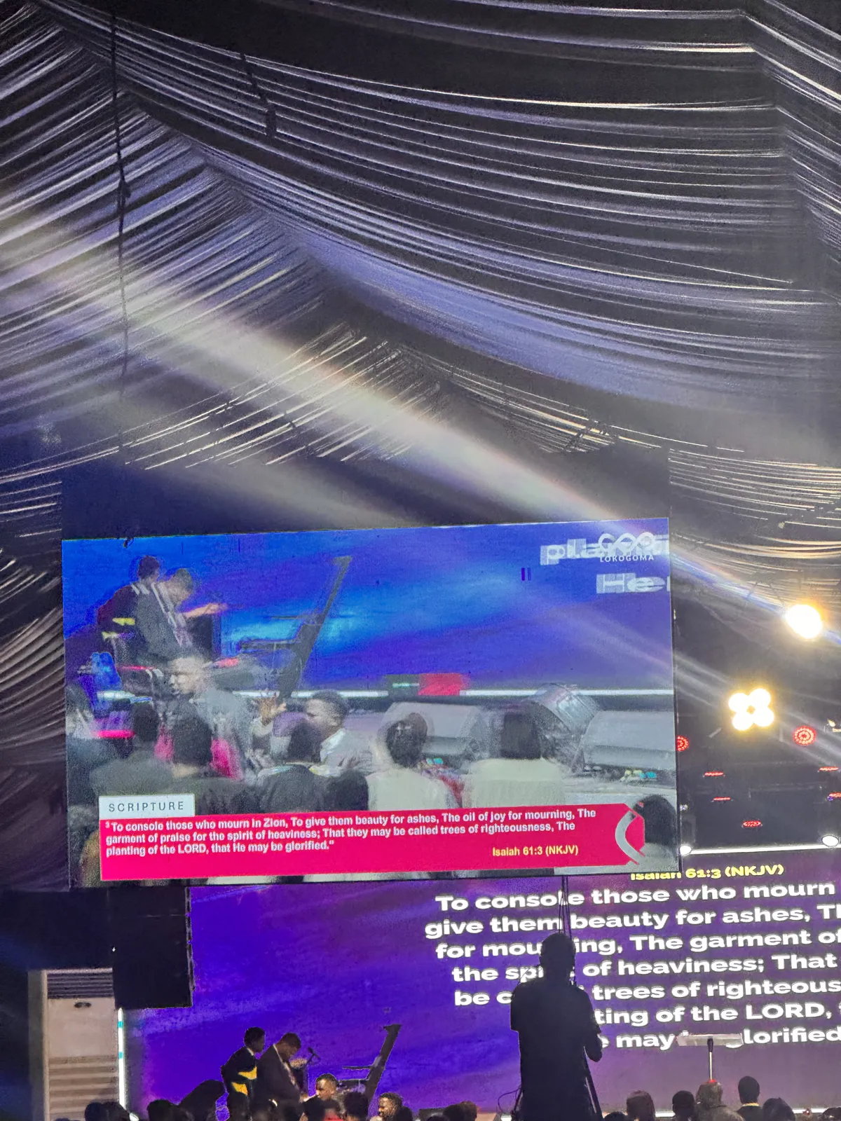 Celebration Church Worship, Abuja: Weekly wall content and the upload package